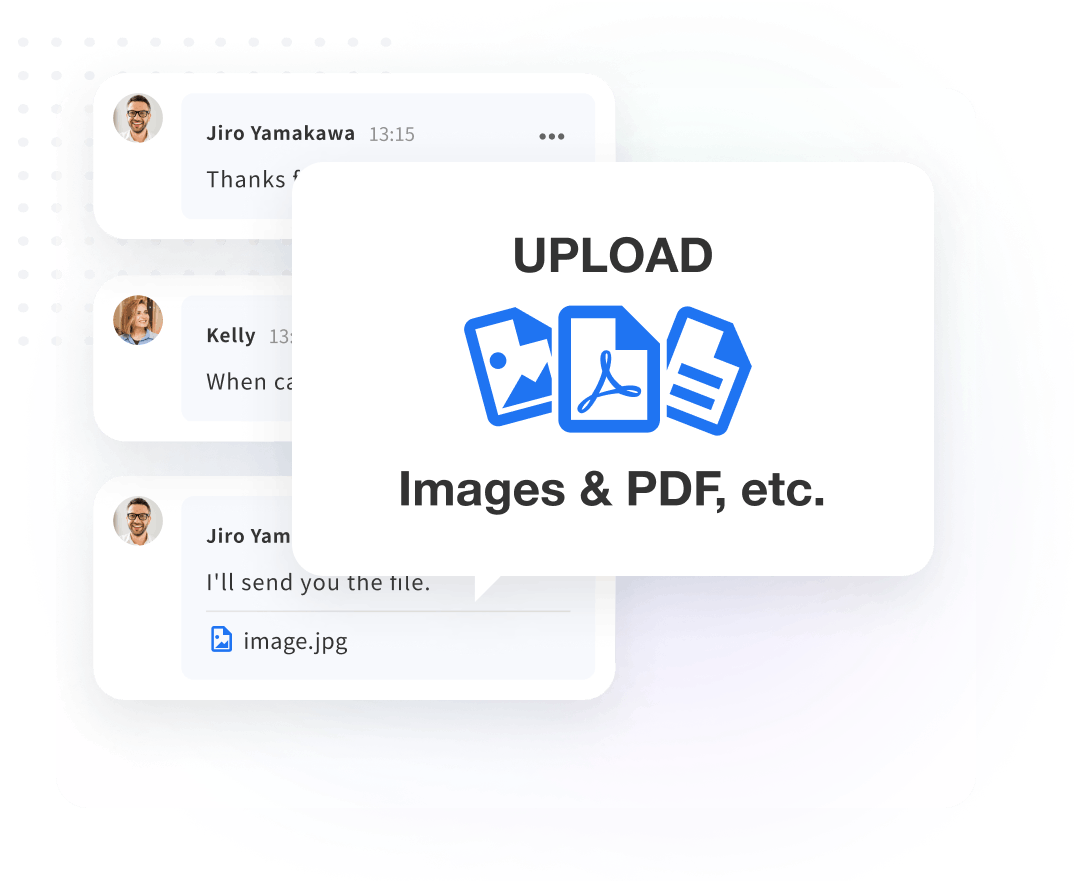 Support for PDF and image uploads