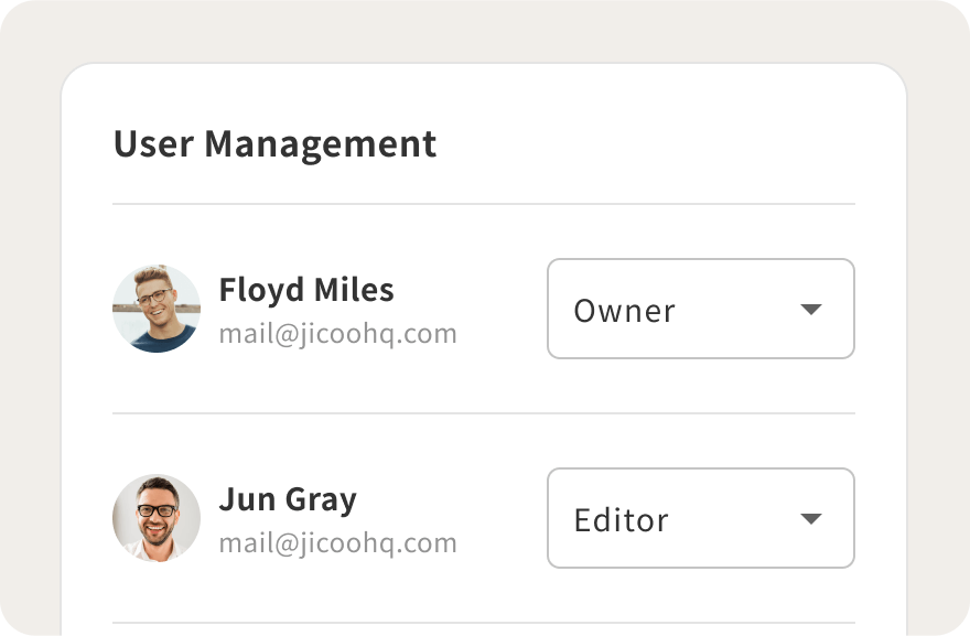 セキュアな運営を可能にする権限管理