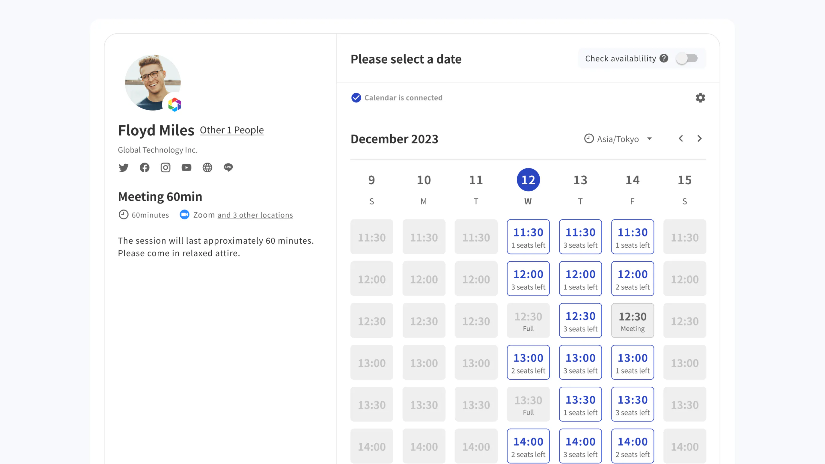Support for seminars and events