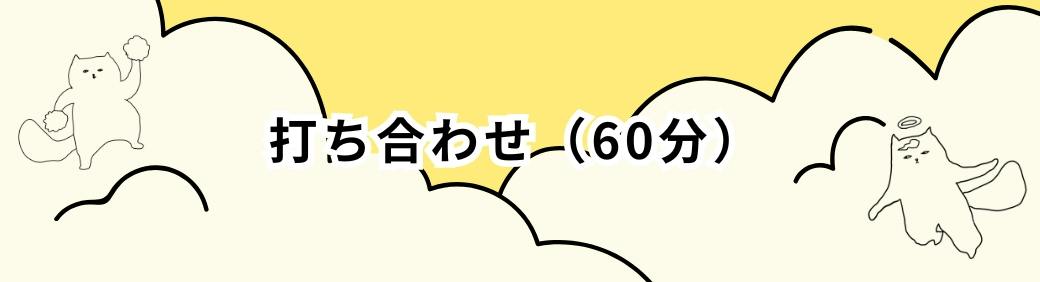 打ち合わせ（60分）